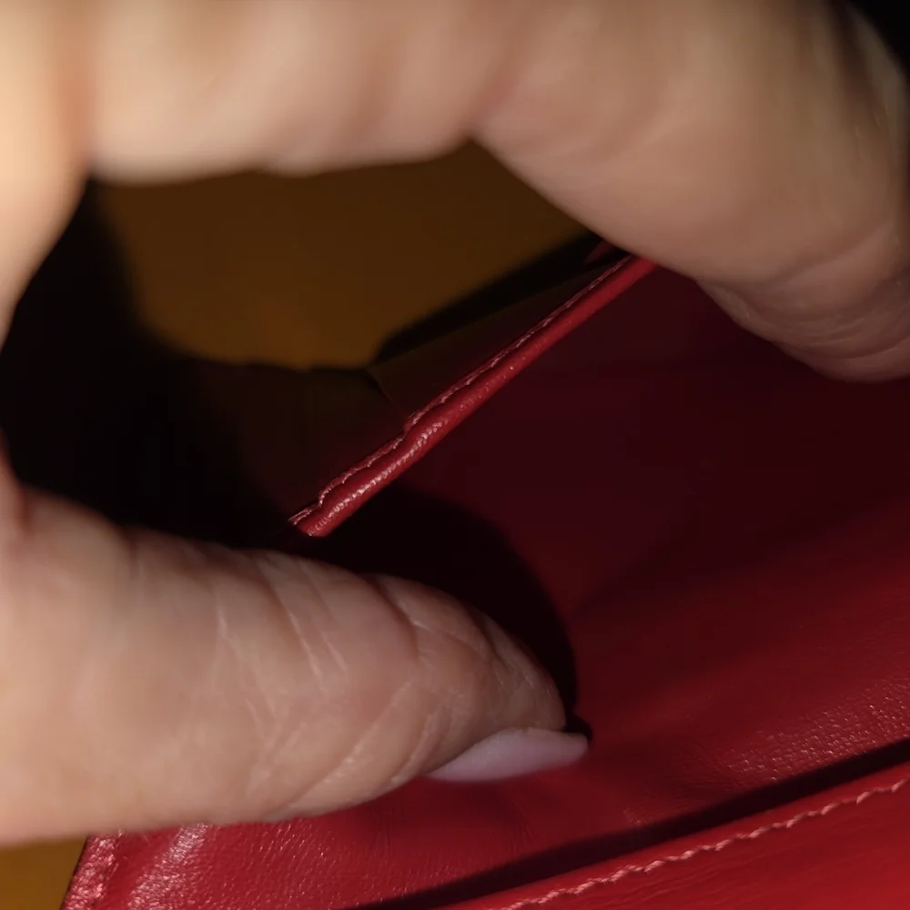 Christian Louboutin Black Studded Women's Card Wallet